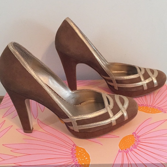 Jessica Simpson suede heels 7.5 - Picture 4 of 5